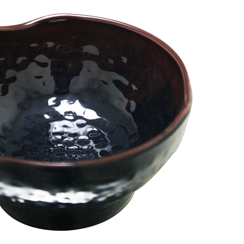 Soucoupe à vaisselle en mélamine 3,25 po tenmoku