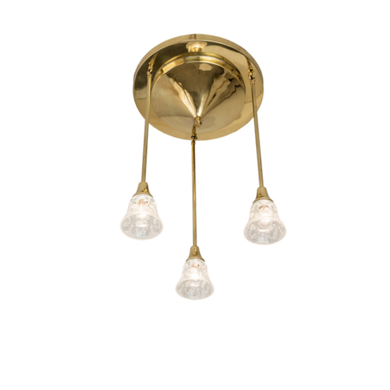 Amiley 3 - Light Gold Cluster Pendant