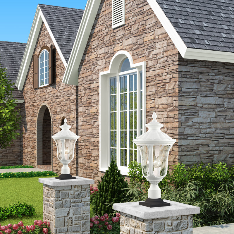 Amiliano Lantern Head, Textured White