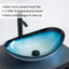 Lavabo de salle de bain en verre teinté 21 "-107519602