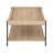 Rectangular Engineered Wood Coffee Table Light Brown
