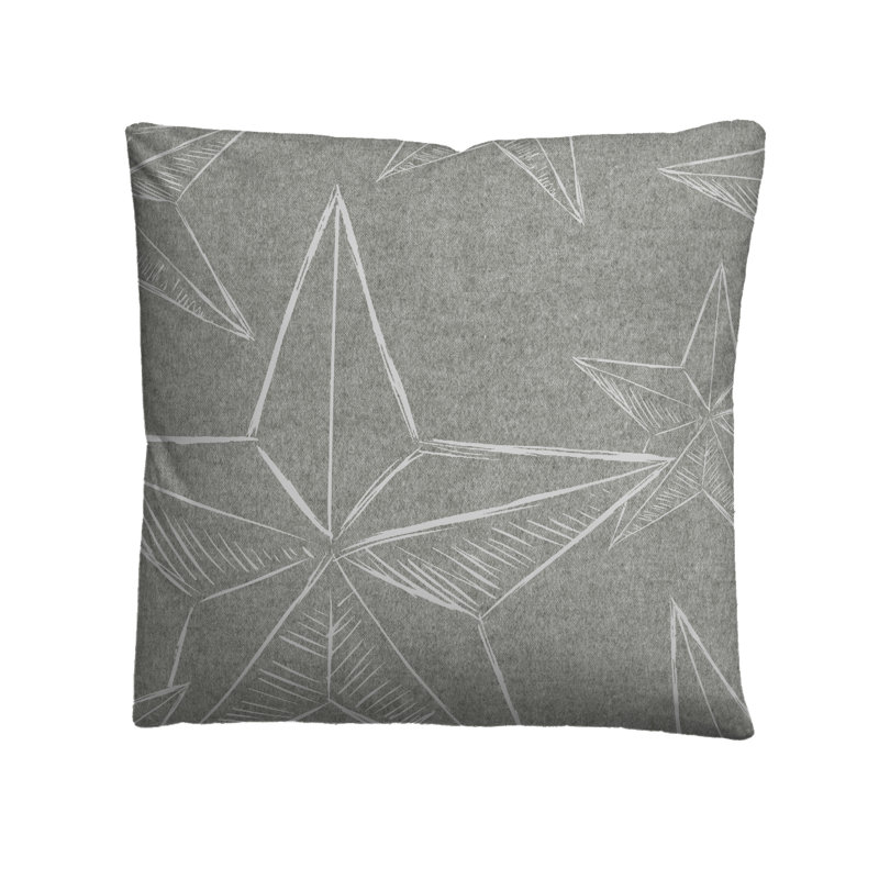 Cotton No Pattern Duvet Cover Set with Pillowcases, Storm Grey, 135 x 200cm - 1 Pillowcase (80 x 80cm)