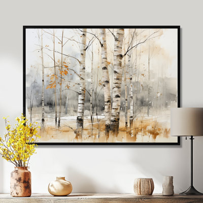 «Winter Birch Wood Forest I - Tree Birch», art mural