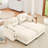 Braegger Modular Sectional Sofa with Chenille Fabric and Tufted Backrest Design-117093355-129915680