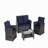 4 Pieces Outdoor Patio Furniture Sets-1837435240