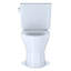 Toilette allongée deux pièces à double chasse Drake® (chasse incluse)