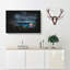 Sydney Skyline at Night - Wrapped Canvas-56641543