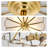 European Style Modern American Style Study Lamp With Pendant Light
