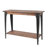 Solano 40'' Farmhouse Brown Wood Console Table
