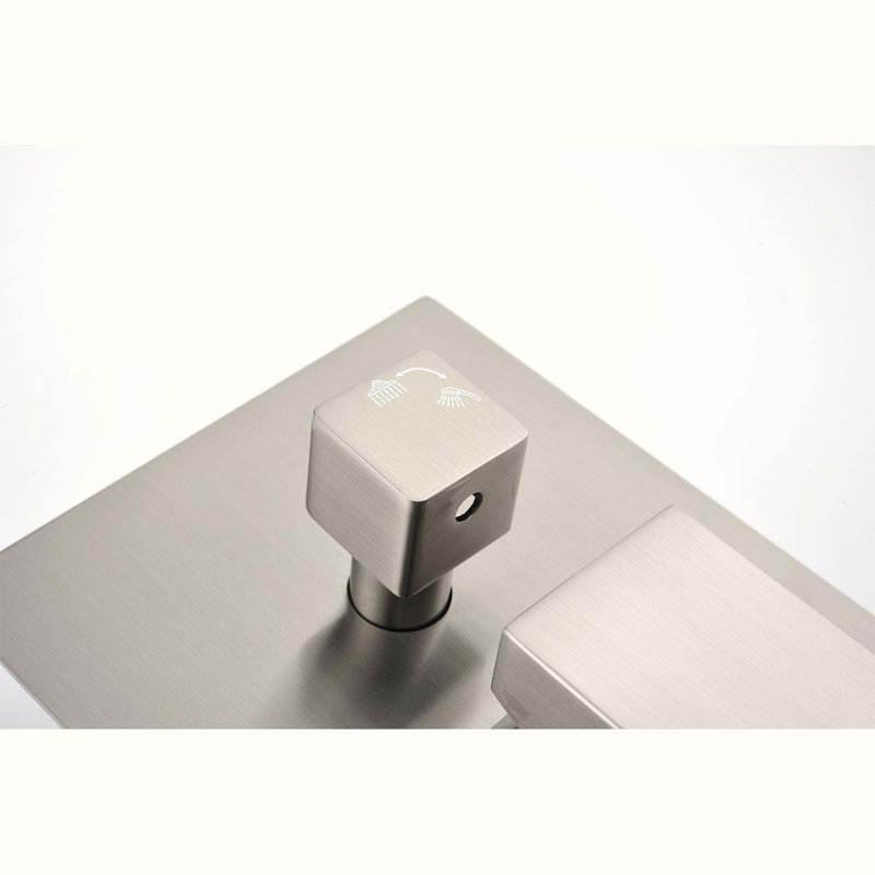 Complete Shower System, Brushed Nickel