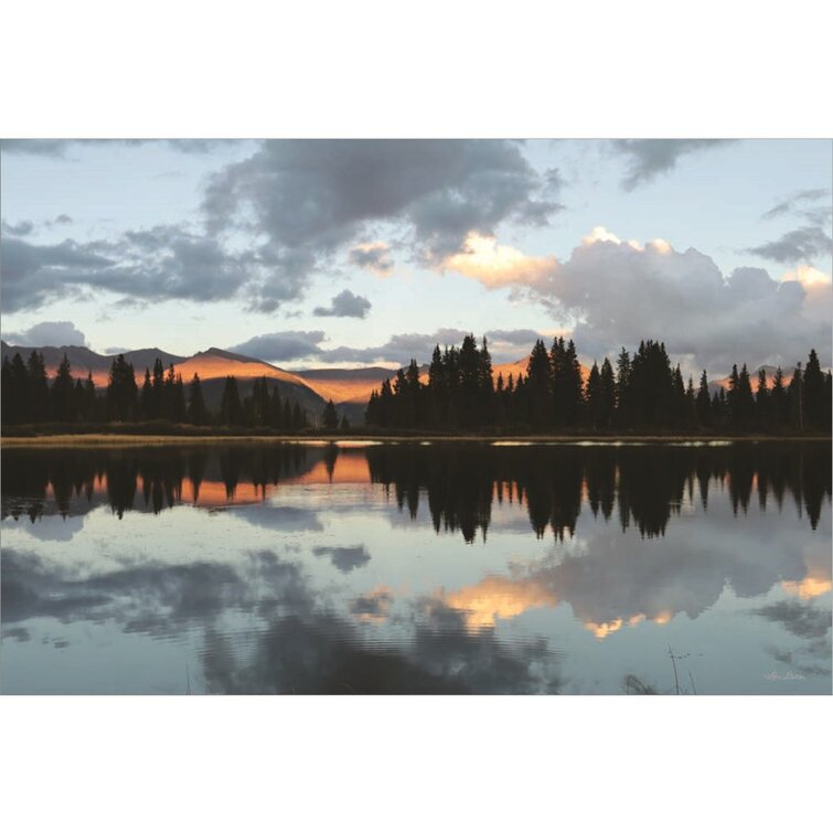 Loon Peak® Little Molas Lake Reflections Framed On Paper by Lori Deiter ...