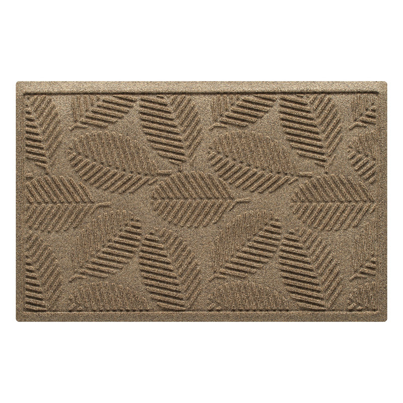 Tapis d'entrée pour l'extérieur WaterHog® Deanna 23 po x 35 po, Marron clair, L 23 po x L 35 po