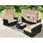 8 - Person Modular Patio Conversation Sets with Cushions