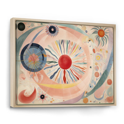 Cosmic Renaissance, illustration spirituelle rétro - reproductions d'art encadrées