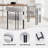 Mahjabi Upholstered Dining  Arm Chairs-771128955
