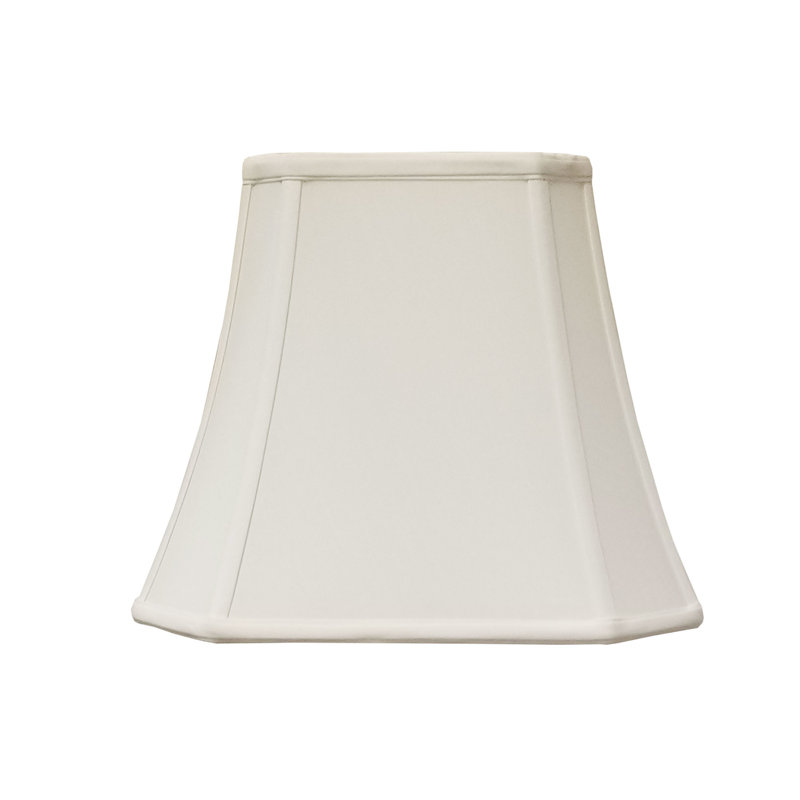 Abat-jour cloche en lin (araignée), Blanc, H 8,75 po x l 10 po x P 10 po