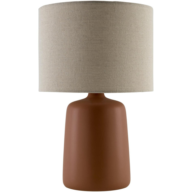 Pramit Accent Table Lamp, Red
