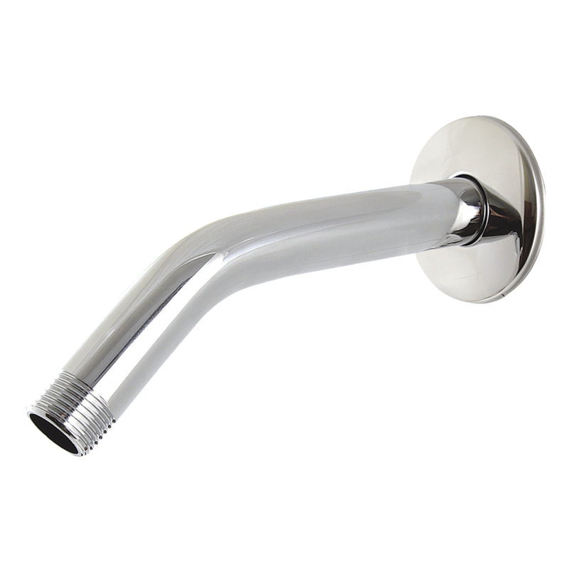 Kingston Brass Trimscape 8-Inch Shower Arm with Round Flange, Polished Chrome