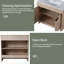 Meuble-lavabo autoportant 36 po avec lavabo en céramique blanche et 2 portes d'armoire à fermeture en douceur-1220318414-1188584546