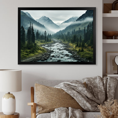 Canada Misty Mountains - Canada Wall Art
