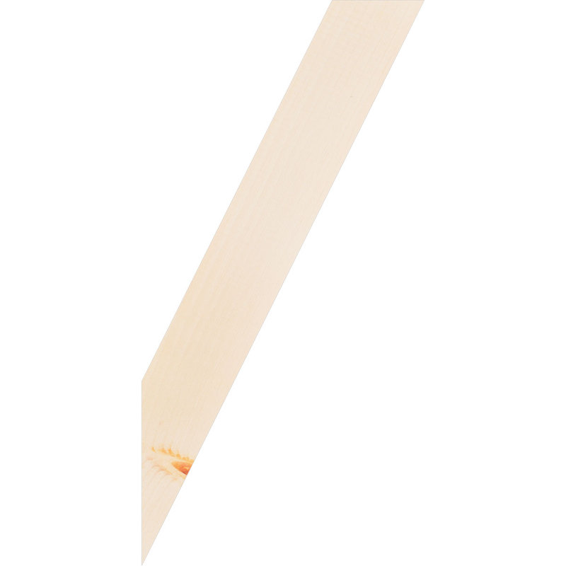 Attelle de genou traditionnelle, H 24 po x l 3,5 po x P 12 po, Douglas (lisse)