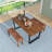 Outdoor Backless Bench