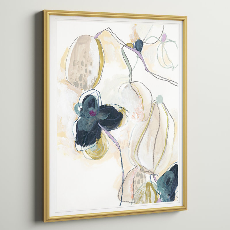 «Abstracted Orchid II», reproduction sur toile, H 32 po x l 24 po x P 1,5 po, Toile tendue
