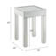 Mirrored & Faux Diamonds End Table