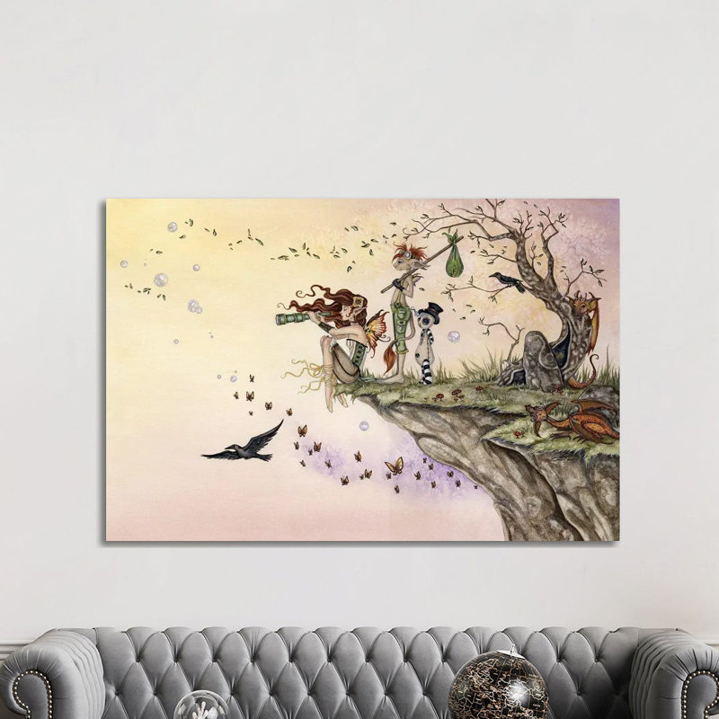 Where The Wind Takes You by Amy Brown - Print on Canvas, Wrapped Canvas, 101.6cm H x 152.4cm W x 3.81cm D