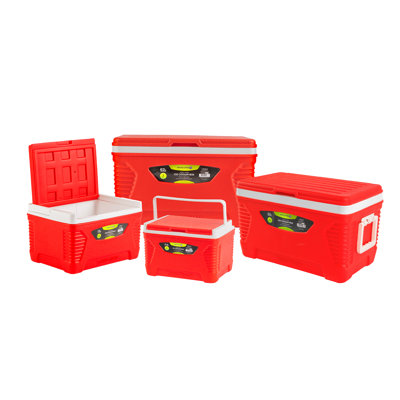 ROYALFORD Insulated Cooler Box Set 5L 14L 32L 62L | Portable Ice Box with Handle | Heavy Duty Cool Box for Camping Picnic Beach Travel Outdoor| BPA Free Cooling Up to 24 Hours | Set of 4
