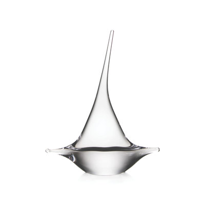 Handmade Glass Sailboat Figurine