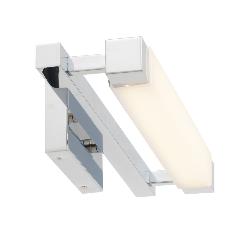 Barre d'éclairage de meuble-lavabo avec DEL intégrée, H 4,5 po x l 20 po x P 6,38 po, Chrome chrome, 1250 lumens