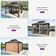 PURPLE LEAF 10' x 12'  Hardtop Gazebo Canopy for Patio Deck Backyard Heavy Duty Outside Sunshade with Netting and Curtains Outdoor Permanent Metal Pavilion