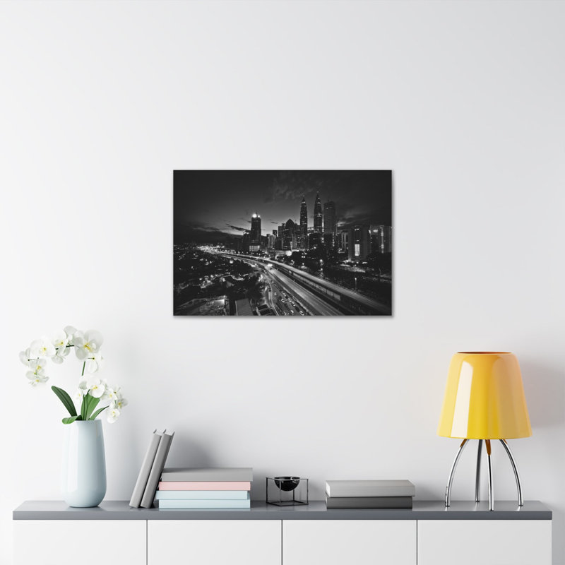 Toile de Kuala Lumpur, H 12 po x l 18 po