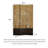 Mid-Century Solid Wood Foldable Bedroom Screen