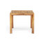 Chaise avec une petite table pour l'extérieur
