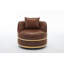 Fauteuil demi-tonneau pivotant surdimensionné rembourré-555297212