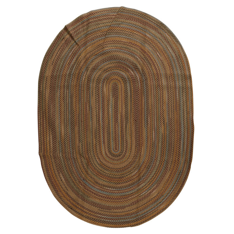 Hand Knotted Wool Area Rug in Tan