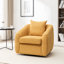 Chaise pivotante rembourrée de 32 po de large Shively-824881177