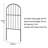 Multi-Use Animal Barrier Fence 27ft L x 24in H Black Metal No-Dig Stake-In Garden Border for Dogs Flower Bed 25(-Pack)