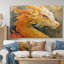 Wattson - Dragons Wall Art Living Room-106116058-134408664