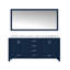 Meuble-lavabo double l 72 po x P 22 po et miroir 70 po Jacques-90699650-112957465