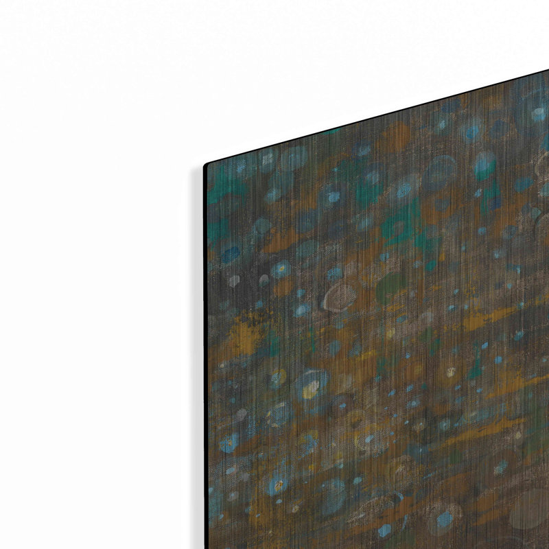 " Blue And Bronze Dots X " by Danhui Nai