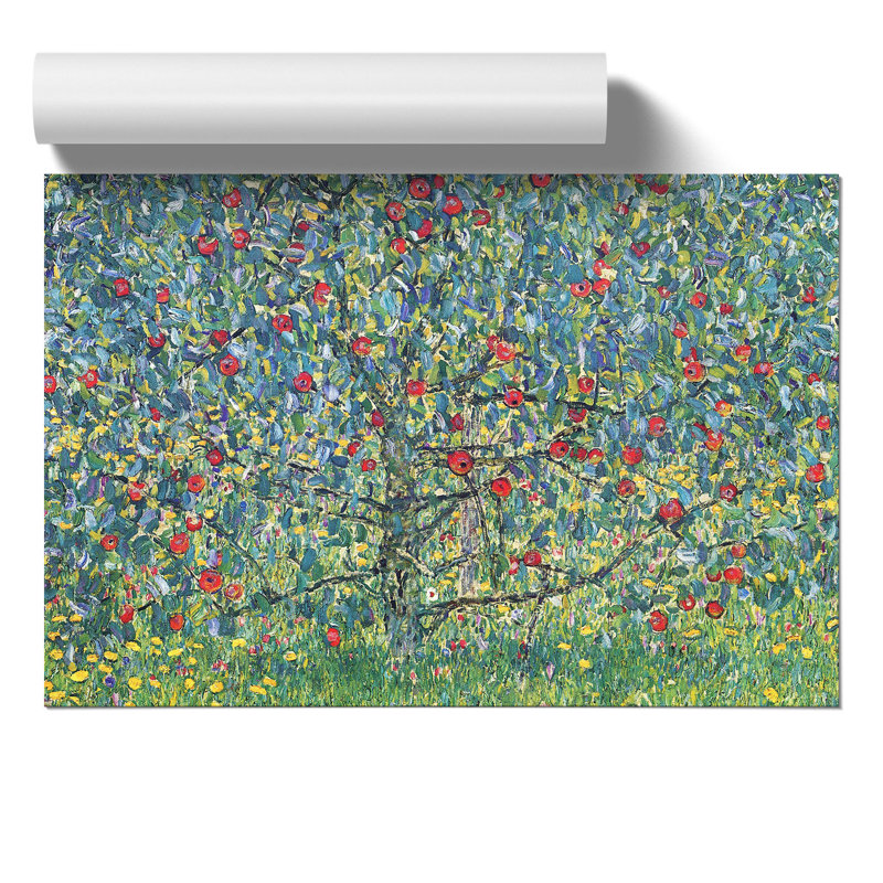 Orchard With Roses by Gustav Klimt - No Frame Painting, 21cm H x 30cm W x 0.1cm D
