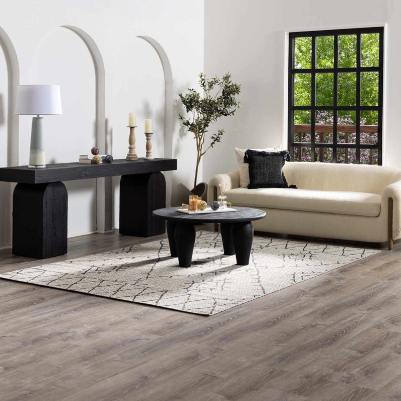 Tapis d'extérieur marocain Ravenna, Carré 7 pi 10 po