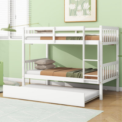 Sotion Kids Bunk Bed with Trundle