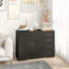 Armoire de rangement moderne, armoire d'appoint autoportante-2043689616
