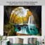 Tapisserie murale à motif paysage de rivière cave, 200 x 150 cm, pour la décoration de la chambre