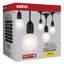 Guirlande lumineuse à DEL 24 pi Kelvina - Comprend 12 ampoules G25 - 2000 K - 120 Volts