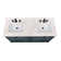 61'' Quartz Double Bathroom Vanity Top with Sink